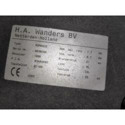 Wanders gaskachel, werkt perfect