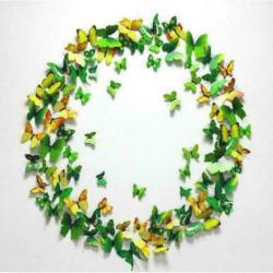 12Pcs 3D Butterfly Sticker Koelkast Magneet Decor - Nieuw!