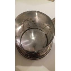 Tabakspot metaal vintage / antiek