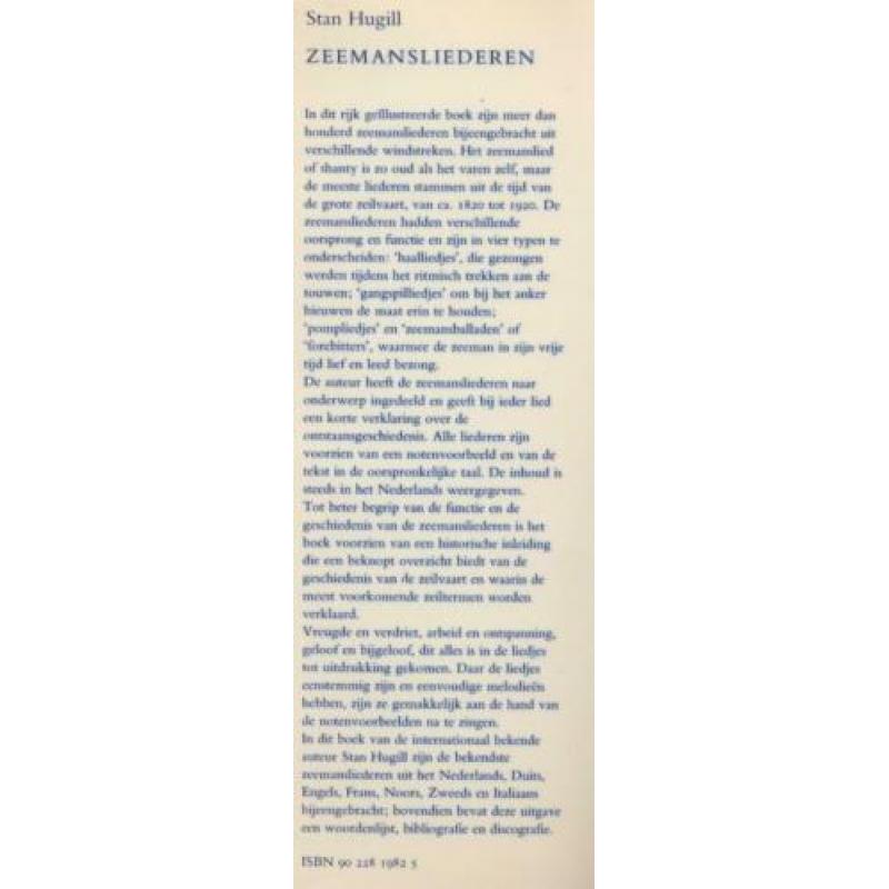 Zeemansliederen; Stan Hugill; 1978