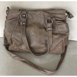 Handtas, schoudertas cognac