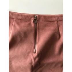 Oudroze fluwelen rokje Primark