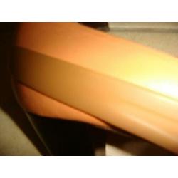 Marni pumps oranje leer beige rubber zwarte hak maat 36 ZGAN