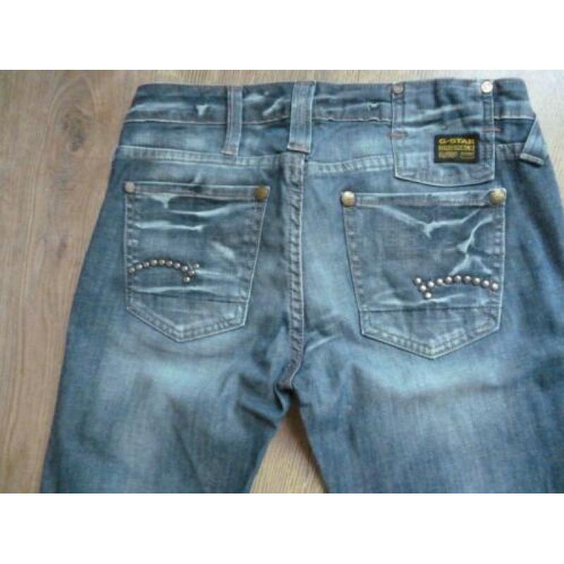 Gstar Studs Custom wmn spijkerbroek maat 27-30