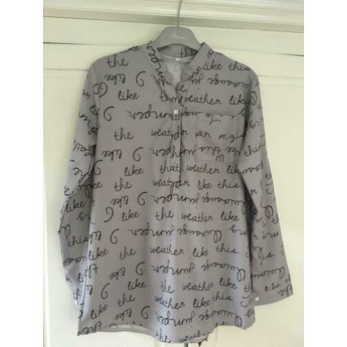 Nieuw Leuke Blouse Grijs Maat M