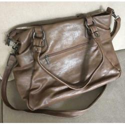 Handtas, schoudertas cognac