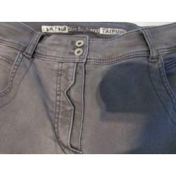 F267 TAIFUN mt 36 jeans slim boyfriend grijs