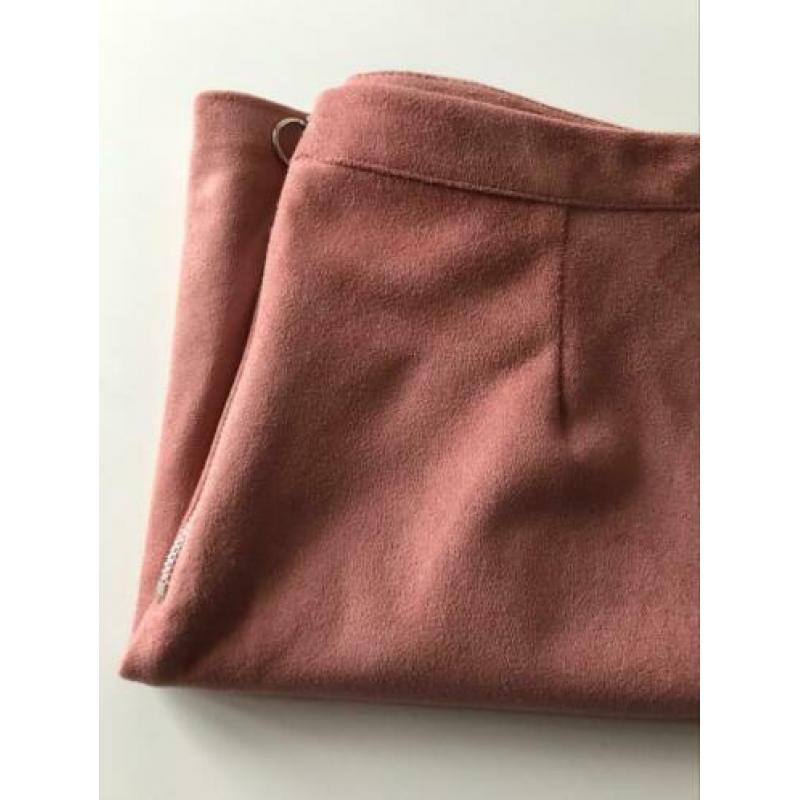 Oudroze fluwelen rokje Primark
