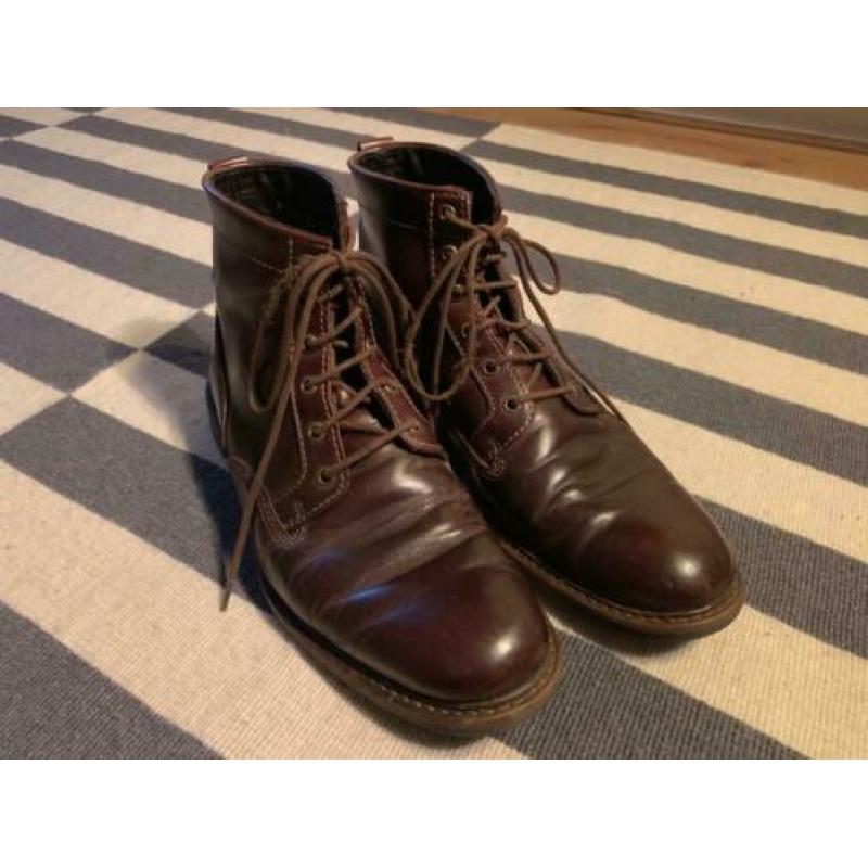 Heren leren bruine schoenen maat 41