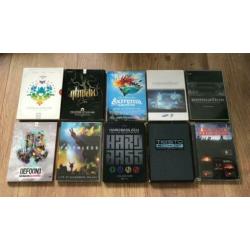 Verzameling van 10 hardcore / dance DVD's