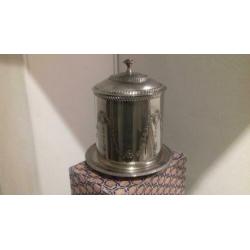 Tabakspot metaal vintage / antiek