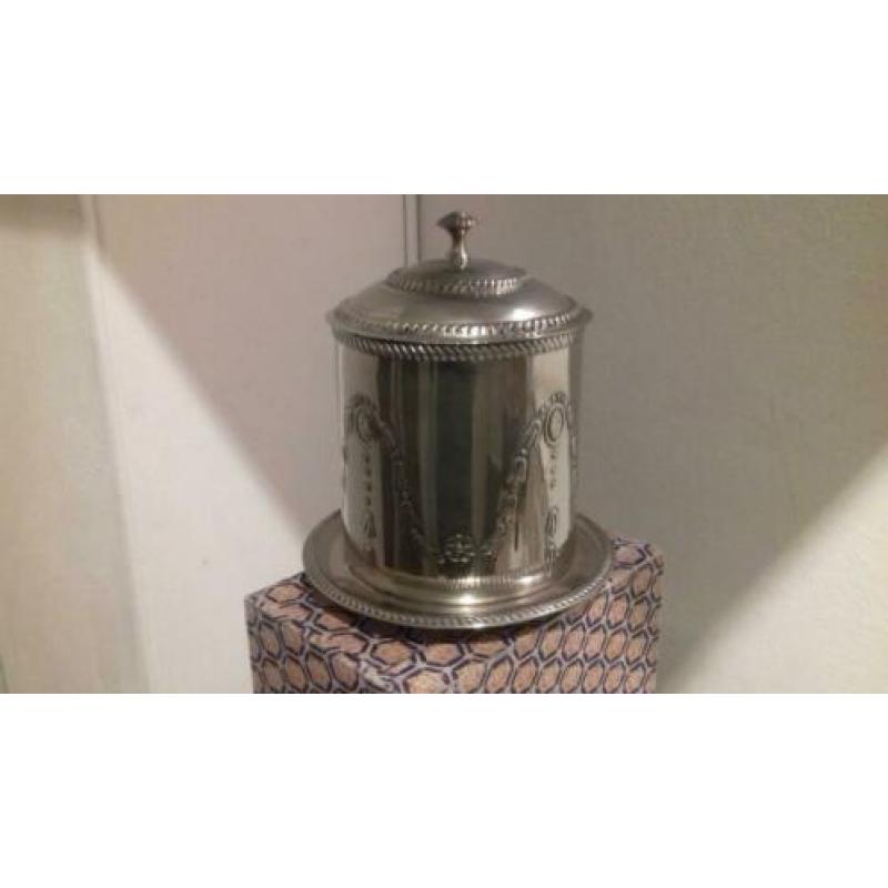 Tabakspot metaal vintage / antiek