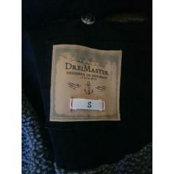 Dreimaster winterjas zwart S/Maat 36