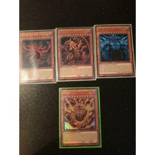 Yugioh godkaarten + exodia