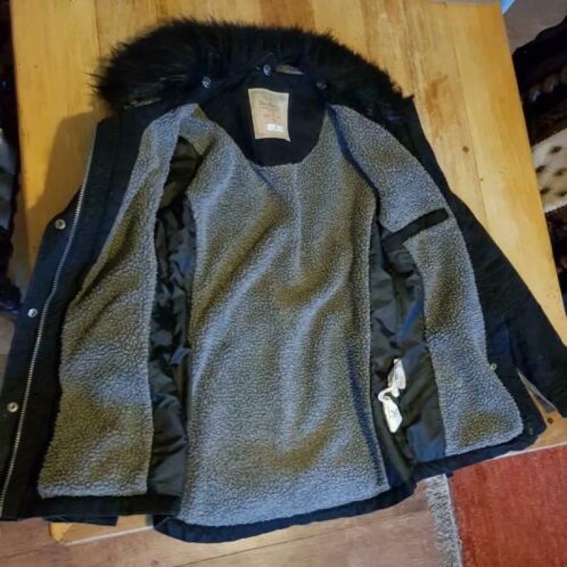 Dreimaster winterjas zwart S/Maat 36