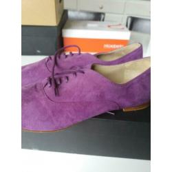 Nieuwe leren dames platte schoenen mt.37