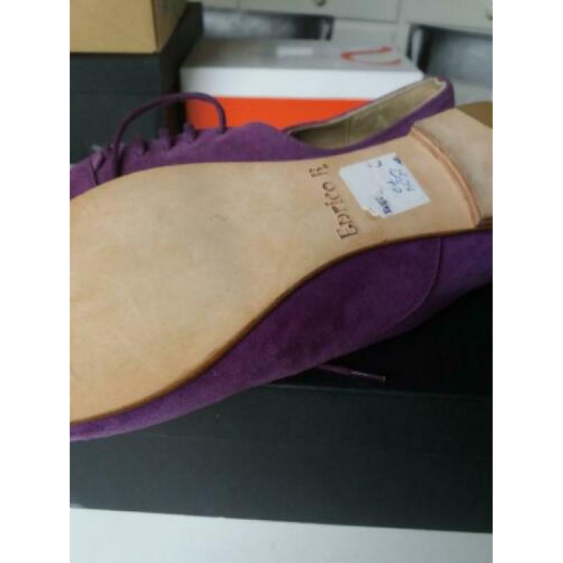 Nieuwe leren dames platte schoenen mt.37