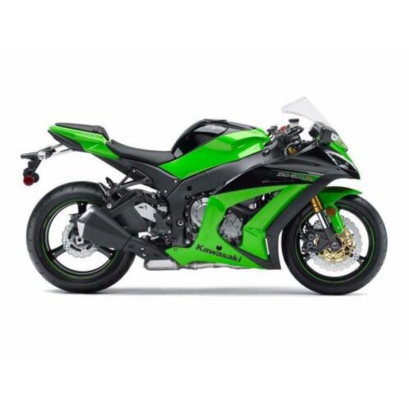 Kawasaki ZX10R 2014 kappenset in het groen en andere delen 3
