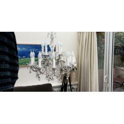 Kroonluchter 15 lamps met kristal