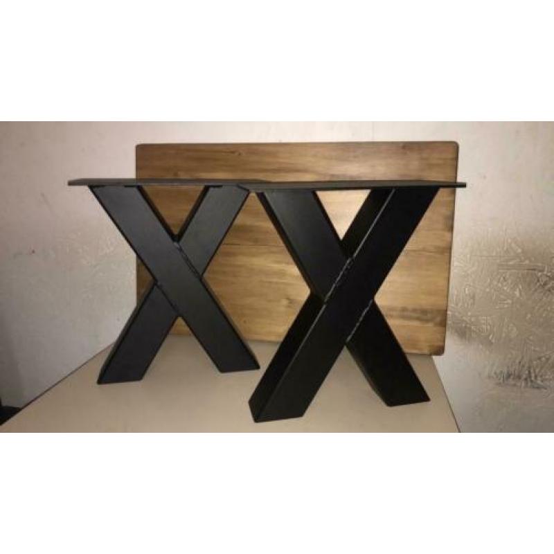 U/X poten salontafel/bankje