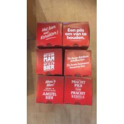 Amstel bierglazen verzameling