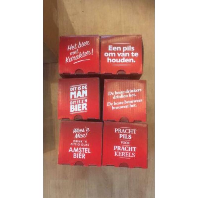 Amstel bierglazen verzameling
