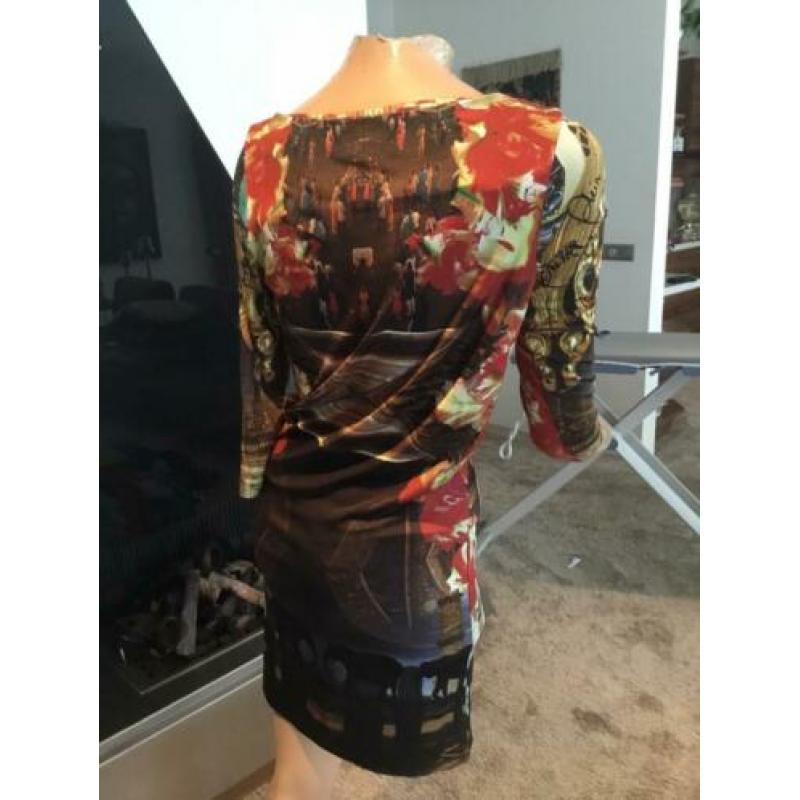 PHILIPP PLEIN jurk maat L viscose ORIGINEEL