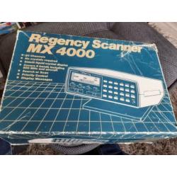 regency mx4000 am/fm scanner kompleet in de doos