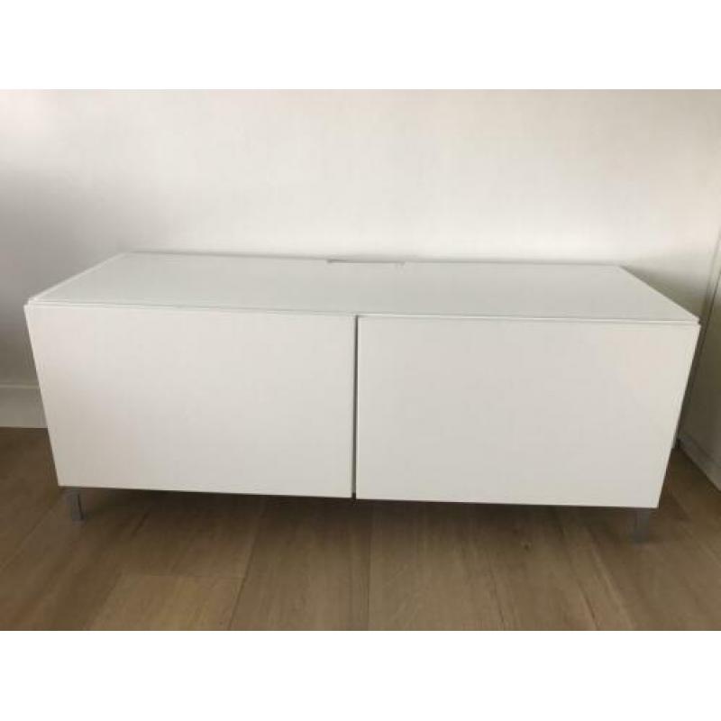 Ikea tv besta kast hoogglans wit