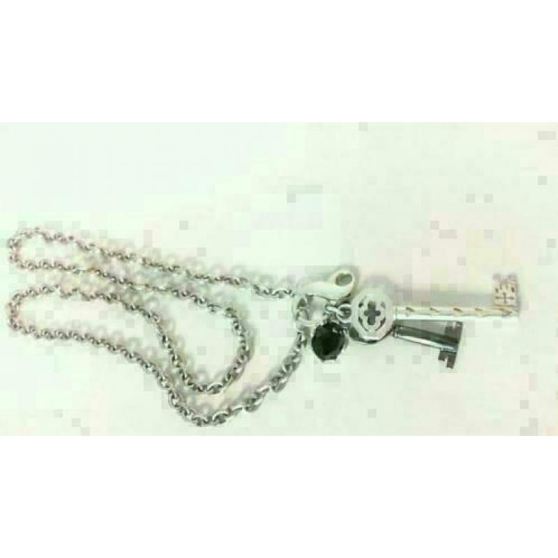 304761 Zilver Collier Djidji (lang)