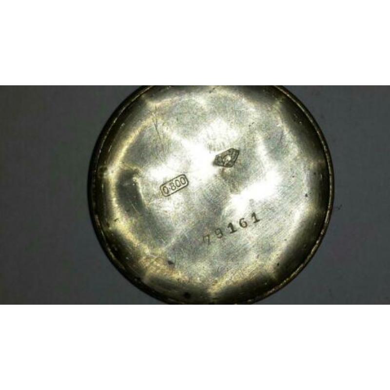 0.800 zilver zak en polshorloges