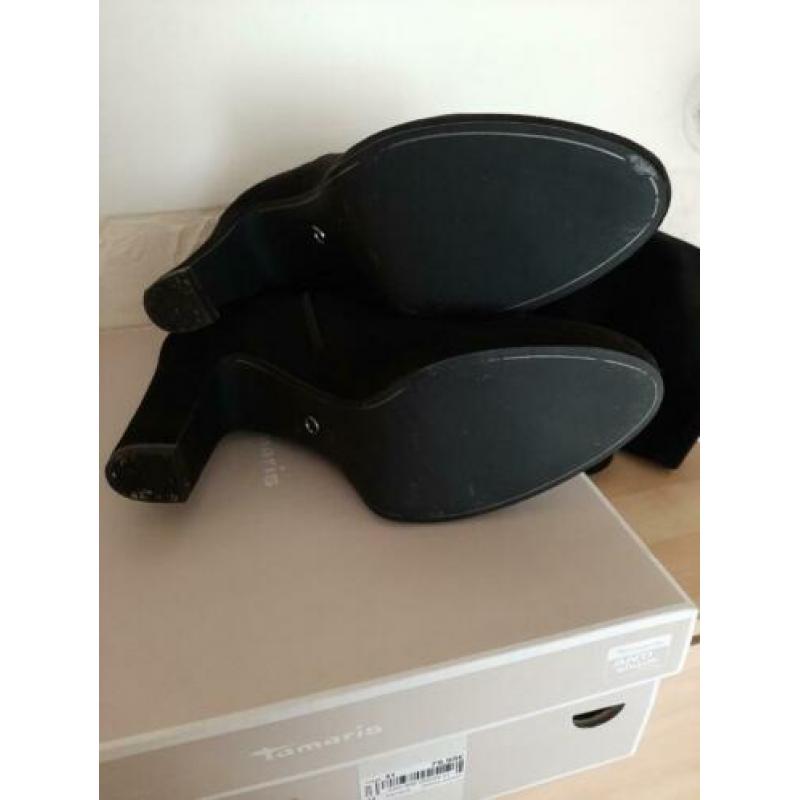 TAMARIS zwarte laarzen 41 suede