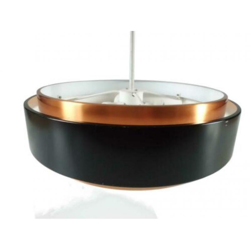 Prachtige vintage Deens design hanglamp Hiemstra Evolux