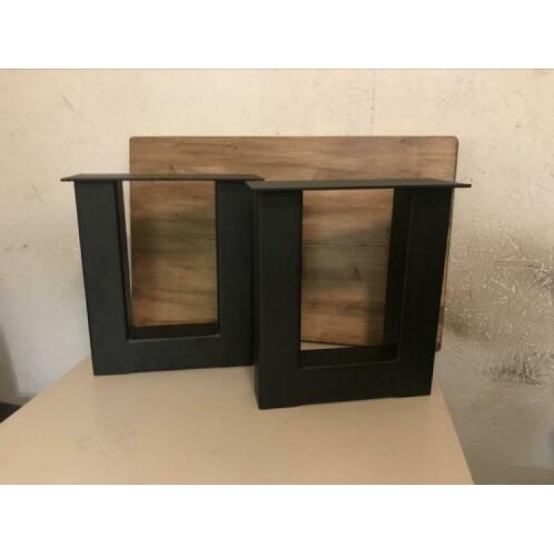 U/X poten salontafel/bankje