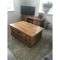 Teak meubelset woonkamer gehele set 500 euro