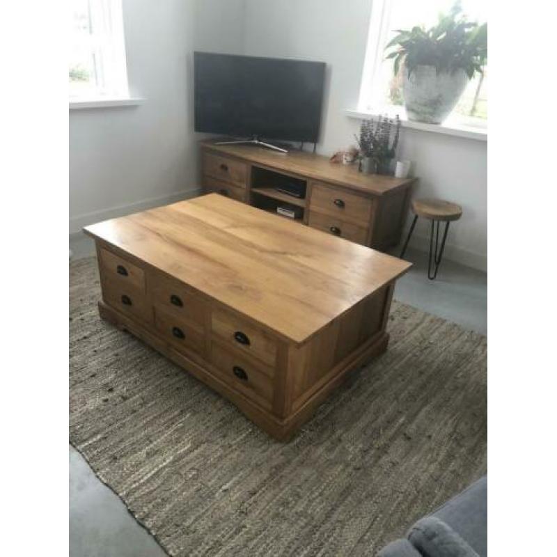 Teak meubelset woonkamer gehele set 500 euro