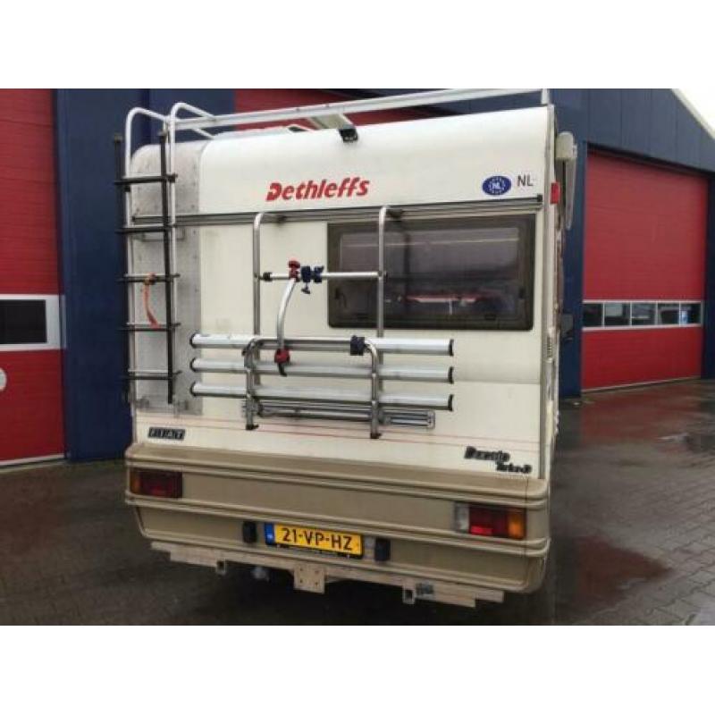 Fiat 280 COMPLETE DETHLEFFS CAMPER MET CAMERA LUIFEL EINDKEU