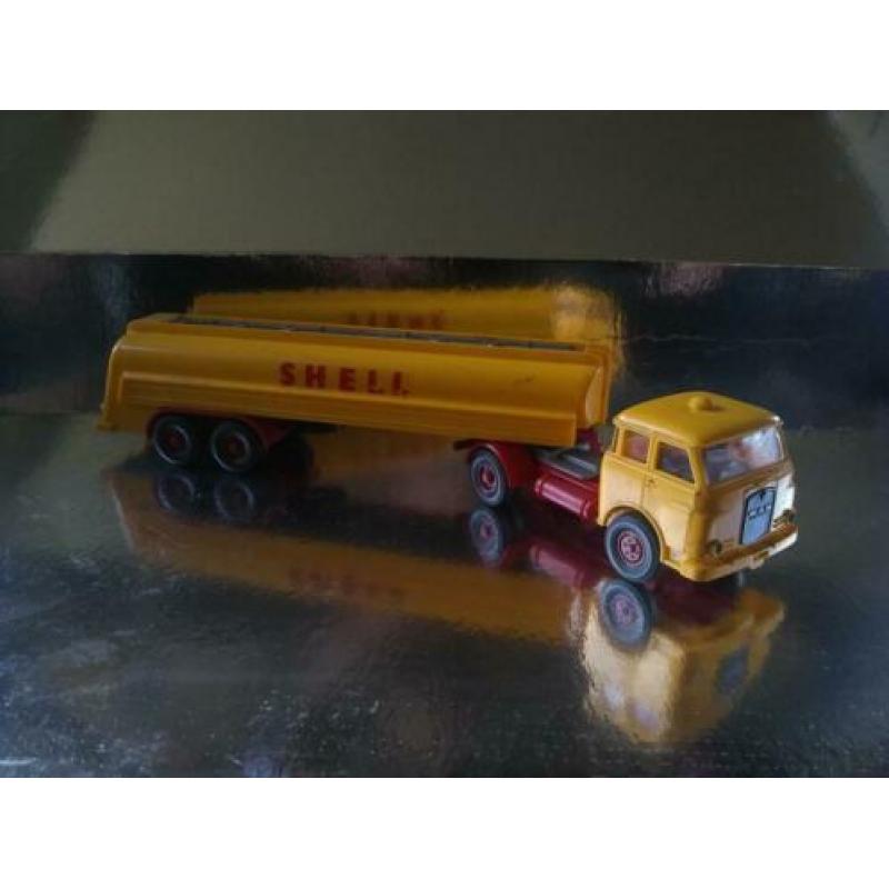 Oude HO Wiking M.A.N Shell Tankwagen eind Jaren 50'