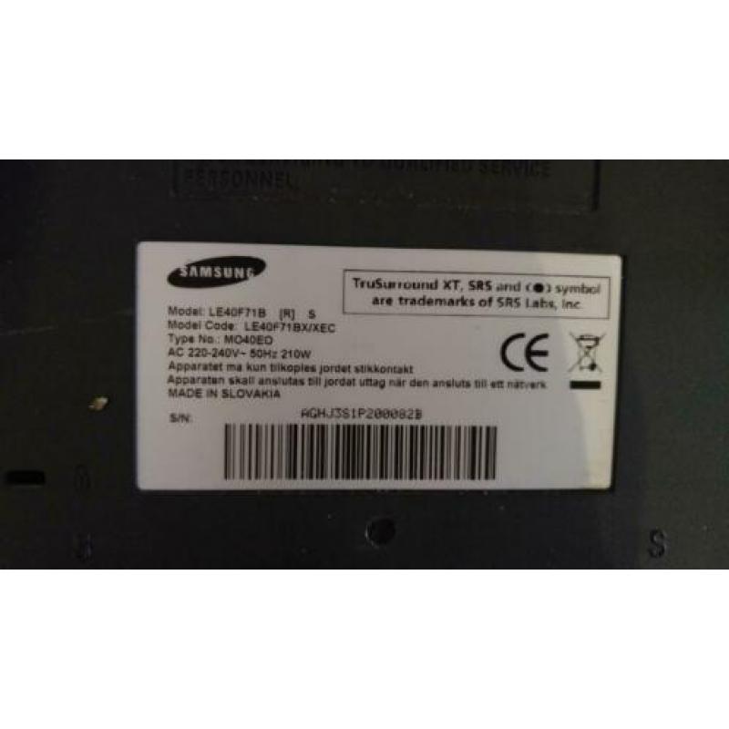 Samsung Standaard Voet LE40F71BX/XEC