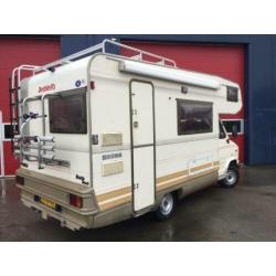 Fiat 280 COMPLETE DETHLEFFS CAMPER MET CAMERA LUIFEL EINDKEU