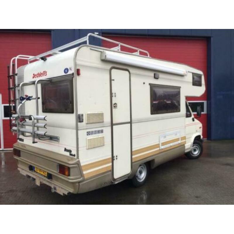 Fiat 280 COMPLETE DETHLEFFS CAMPER MET CAMERA LUIFEL EINDKEU