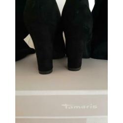 TAMARIS zwarte laarzen 41 suede