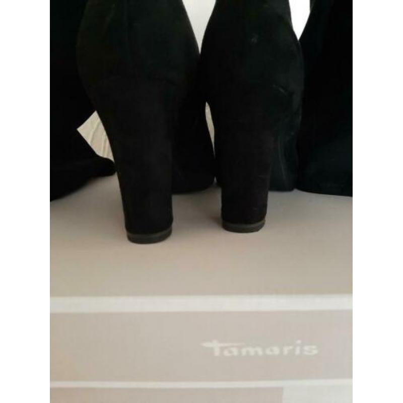 TAMARIS zwarte laarzen 41 suede