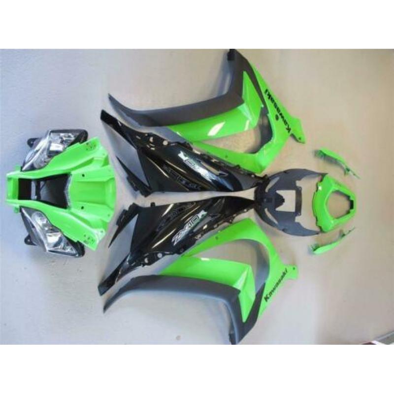 Kawasaki ZX10R 2014 kappenset in het groen en andere delen 3