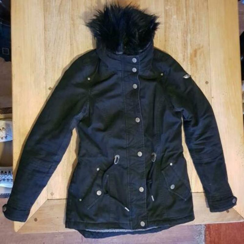 Dreimaster winterjas zwart S/Maat 36