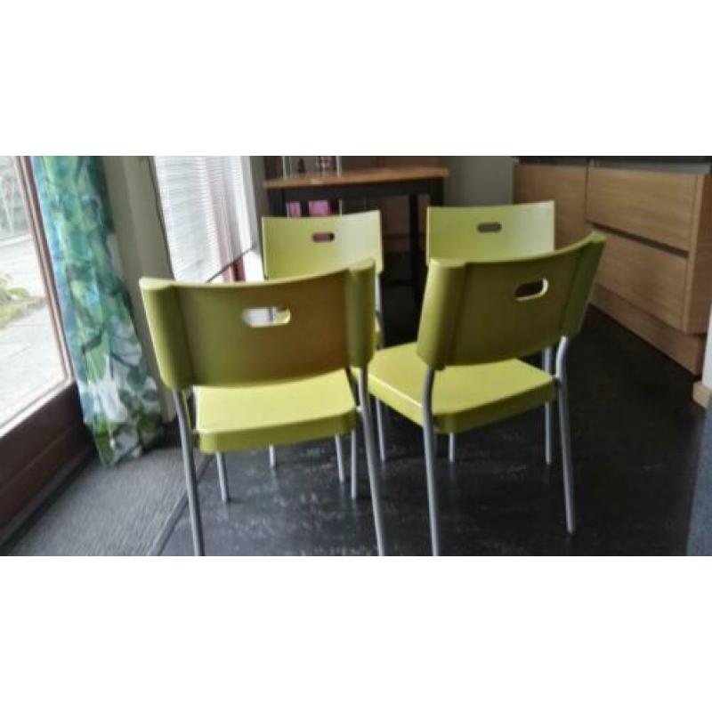 Eetstoel Ikea "Herman" groen