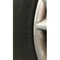 Set Renault Megane winterbanden Gislaveo met 17 inch velgen