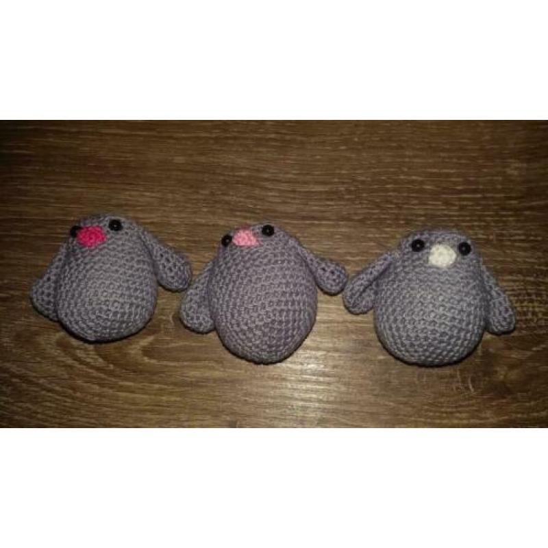 gehaakte vogel vogeltjes vogels knuffel