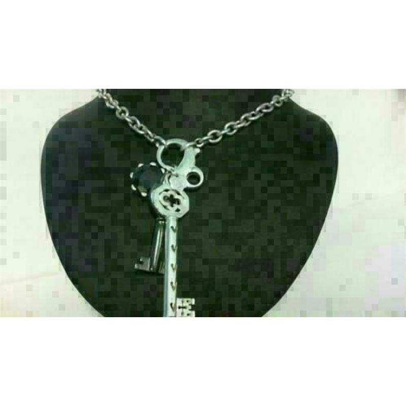 304761 Zilver Collier Djidji (lang)
