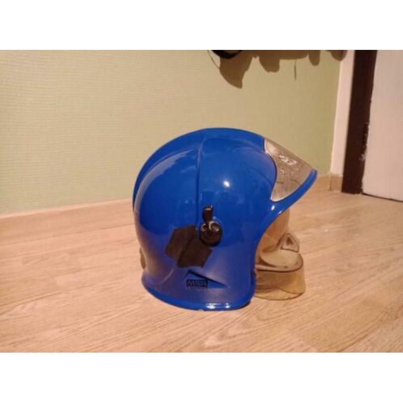 brandweerhelm gallet blauw